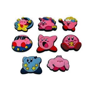 "Juego Kirby de 8 imanes temáticos de personajes de 1" de alto para nevera de PVC - Imagen 1 de 1