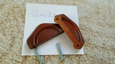 2 Stück Türgriff Möbelgriff Holzgriff Griff Holz mit Schrauben - Bild 1 von 2