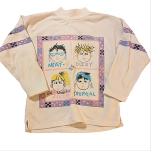 Vintage 80s Neato sweatshirt pastel size 10 youth - Picture 1 of 5