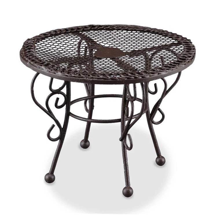 MESA DE JARDÍN MINIATURA CASA DE MUÑECAS ESCALA 1:12 REUTTER ALAMBRE MARRÓN - 1.808/9 Foto 1 de 1