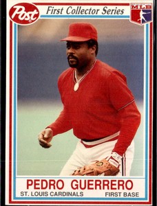 1990 Post Cereal #22 Pedro Guerrero NM/MT+