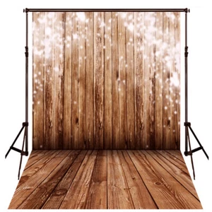 5X7FT Vinyl Studio Wooden Floor Wall Photography Backdrop Photo Background Tool - Picture 1 of 30