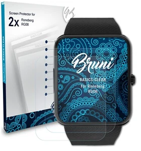 Bruni 2x Schermfolie voor Roneberg RG08 Screen Protector Displaybeveiliging - Zdjęcie 1 z 3