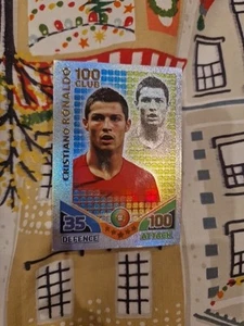 Cristiano Ronaldo 2010 World Cup 100 Hundred Club Match Attax - Picture 1 of 2