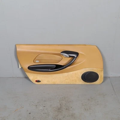 1999-2004 Porsche Boxster 986 Left Door Panel Leatherette Beige OEM Used - Изображение 1 из 4