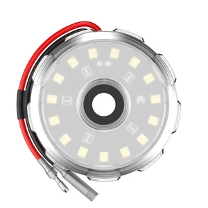 KC HiLiTES 1359 White LED Round Underbody Wheel Light Flood Beam Black Aluminum - Picture 1 of 12