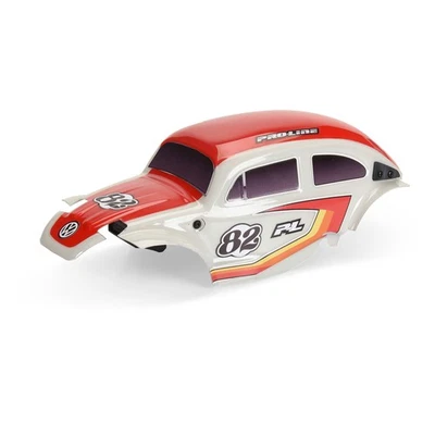 Kit de conversión de carrocería Pro-Line Racing Clase 1 VW Bug Red Race y neumáticos de hierro plano Foto 1 de 4