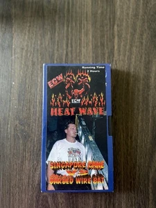 ECW Heat Wave 1995 VHS – Rare Fan Club Style Release + Pics & Clip Proof - Picture 1 of 5