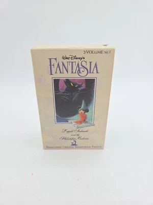 Walt Disney's Fantasia Movie Soundtrack 2 Cassette Tapes Mickey Mouse 1990 - Image 1 of 4