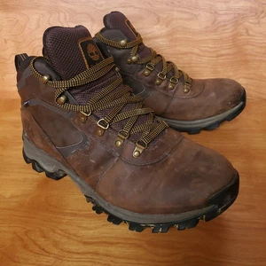 Timberland Mt Maddsen Botas Para Hombres 12W 12 Anchas Cuero Marrón Impermeables Senderismo - Imagen 1 de 13