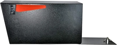 New Mail Boss Mail Manager Street Safe Locking Security Mailbox, Black - Image 1 of 4