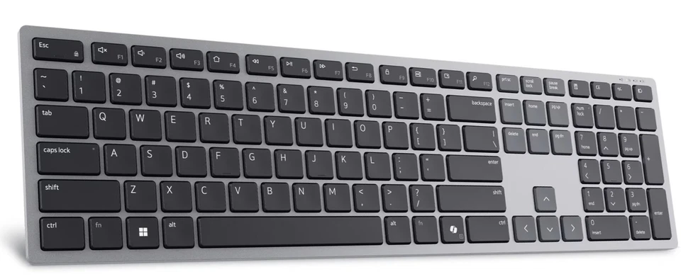 Dell Pro Plus Wireless Keyboard KM7321W - Gray - Image 1 of 4