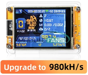 BTC SOLO Lottery Miner 1000KH/s Hashrate ESP32 WLAN Bluetooth Entwicklungsboard - Bild 1 von 6