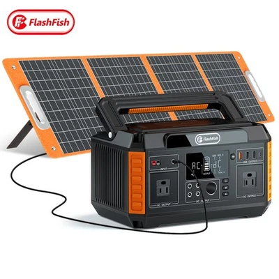 FF FLASHFISH Flashfish 560W 520Wh Portable Power Station Optionally With 100W 18V Solar Panel