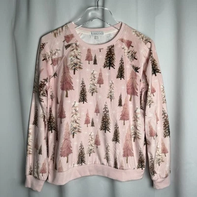 Pj Salvage 丝绸丝绒 Happy Nature 假日休闲服运动衫上衣 XS 码全新 — 第 1/4 张图片