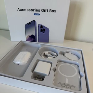 5-in-1 Accessories Box Set Compatible with All Phones with A Magnetic Case NEW - Afbeelding 1 van 16