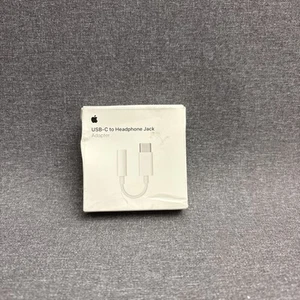 Genuine Apple USB-C to 3.5mm Headphone Jack Adapter 3.5 mm (A2049 | MU7E2AM/A) - Zdjęcie 1 z 2