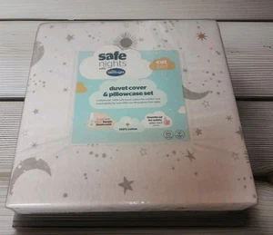 Silentnight Safe Nights Toddler Cot Bed Duvet Pillowcase Set Celestial - Picture 1 of 7