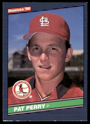 1986 Donruss Pat Perry Rookie St. Louis Cardinals #596 - Image 1 of 2