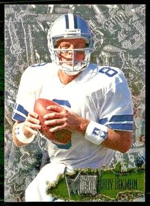 TROY AIKMAN HoF DALLAS COWBOYS 1996 Fleer Metal CARD# 29 - Picture 1 of 2