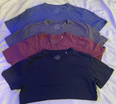 Lot Of 4 - PrAna Mens Classic Crewneck T-shirt Organic Cotton Soft Casual - Image 1 of 4