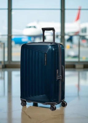 SAMSONITE Hartschalen-Trolley Reiskoffer Nuon EXP 69 cm 86 L metallic dark blue - Bild 1 von 4