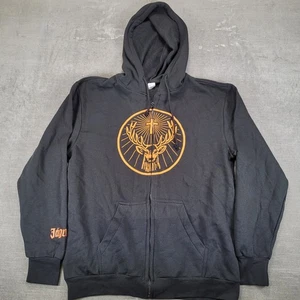 Jägermeister Hoodie schwarz mit Reißverschluss Hirsch Logo Grafikdruck Herren Größe M - Bild 1 von 9