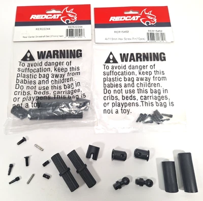 Redcat Ascent Fusion LCG 1/10 RTR rear center driveshaft set RER22244 & extras - Image 1 of 4