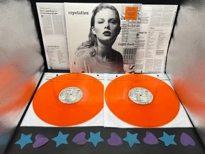 Taylor Swift Reputation Orange FYE Exclusive Vinyl w/ Hype Sticker & Shrinkwrap - Picture 1 of 10