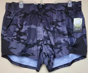 Athletic Works schwarze tarnfarbene Damen-Laufshorts Übergröße XXXL (22) BRANDNEU - Bild 1 von 10