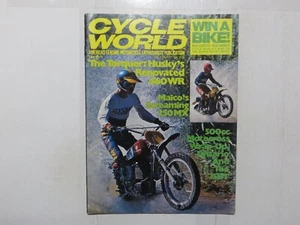 Cycle World January 1975 Huskey 460WR Maico 250MX Motor-Cross 500cc 3O - Picture 1 of 1