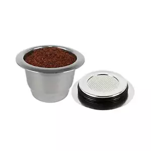 Reusable Capsule Nespresso Coffee Pod Stainless Steel - Picture 1 of 3