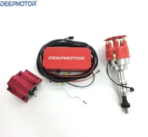 Juego de bobinas de caja de encendido Deepmotor Pro Billet Distributor para Ford SBF 351w Windsor - Imagen 1 de 4