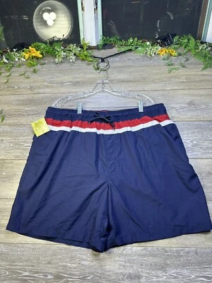 Islander Swim Shorts Size Extra Large XL (38-40) NEW WITH TAGS Blue Swim Trunks - Image 1 of 4