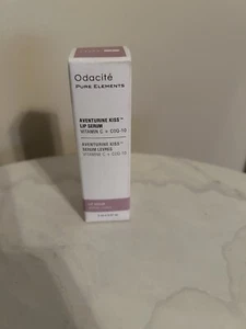 ODACITE Aventurine Kiss Lip Serum Vitamin C + CoQ-10 .07oz/2mL FULL SZ RET$48 - Picture 1 of 5