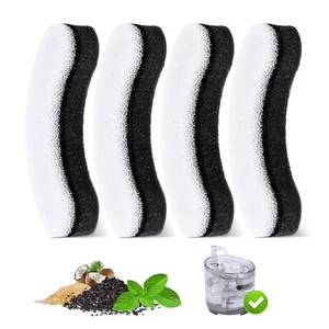 4 Pcs Pet Water Fountain Filters for WF050 & WF100, Triple Filtration Cat Wat... - Picture 1 of 7