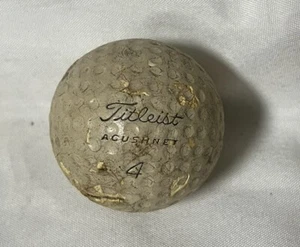 VINTAGE Titleist Acushnet #4 SIGNATURE On GOLF BALL Caldwell - Picture 1 of 4