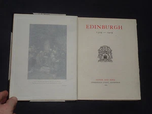 EDINBURGH 1329 - 1929: History / Scottish City / Churches Trinity / Markets 1929 - Imagen 1 de 12