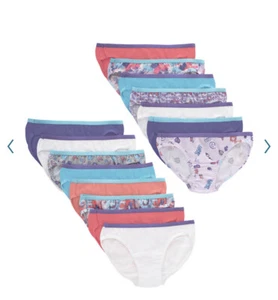 Girls sz 16 Hanes Ultimate 14-pack Cotton Bikini Panties - Picture 1 of 3