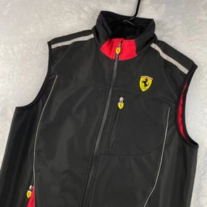 Ferrari Vest Mens Medium Black Arp Tech Limited Edition Ferrari Store Barcelona - Picture 1 of 12