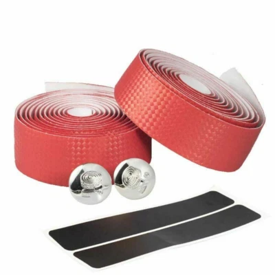 2 PCS Bicycle Handlebar Tape Rubber Handle Bar Wrap Non Slip Cycling Road Bike - Image 1 of 4