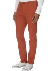 BNWT Jack Wills Barberry Slim Chino Orange 32R Fit 33W Old Stock - Picture 1 of 10