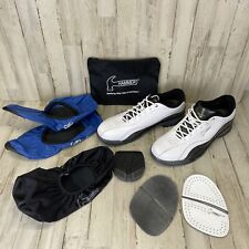 Hammer Force M-928 Men's Size 11.5 White/Carbon Fiber Bowl Shoes + Misc