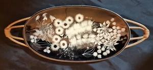 Vintage Waninga Studio Australia Oval Dish Plate Australian Native Flowers - Picture 1 of 5