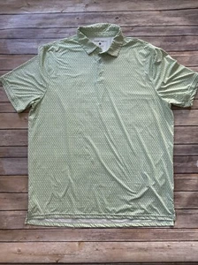 Short Par 4 Greyson Performance Polo Mens 2XL Green Stretch Golf World Amaature - Picture 1 of 7