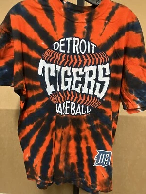 Men’s Size L Detroit Tigers Tie-dye T-shirt New - Image 1 of 4