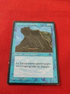 Tortue Marine Giant Tortoise Renaissance Rare Card Magic MTG FR - Picture 1 of 2