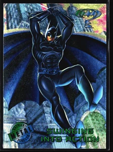 1995 Metal Batman Forever #8 Swinging into Action - Picture 1 of 2