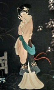 Alte Erotik Orientalische Kunst Gemälde Orientalische Frau 19x 23 1/2" - Bild 1 von 14