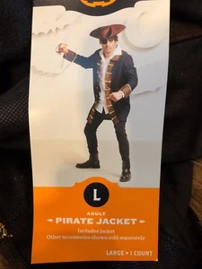 NEW Mens Pirate Costume Jacket Hyde & Eek Cosplay Size Large - Picture 1 of 4